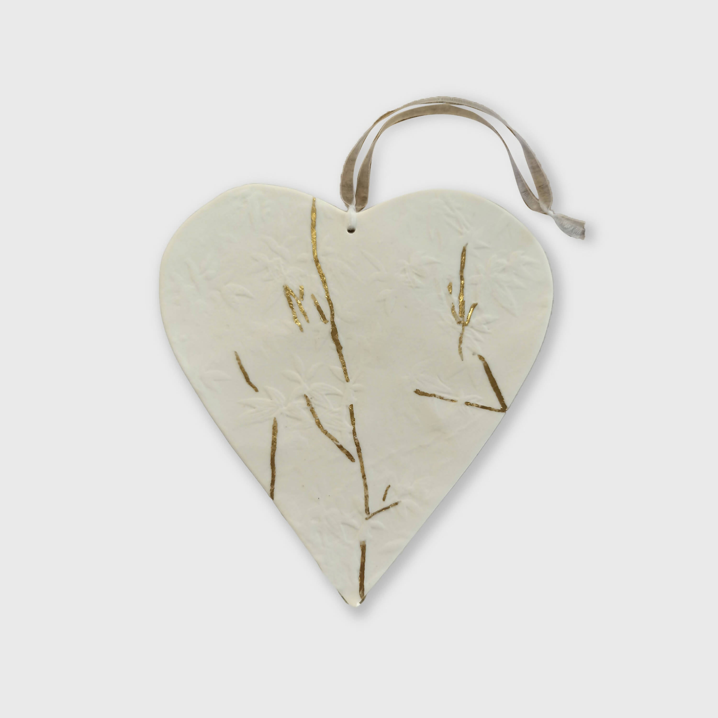Collection Coeur de porcelaine à suspendre Bambou | EMPREINTES Paris | EMPREINTES Paris
