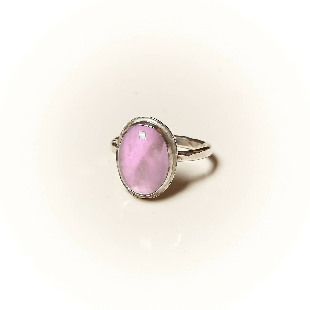 Bague Argent GLAIA avec Améthyste. | EMPREINTES Paris