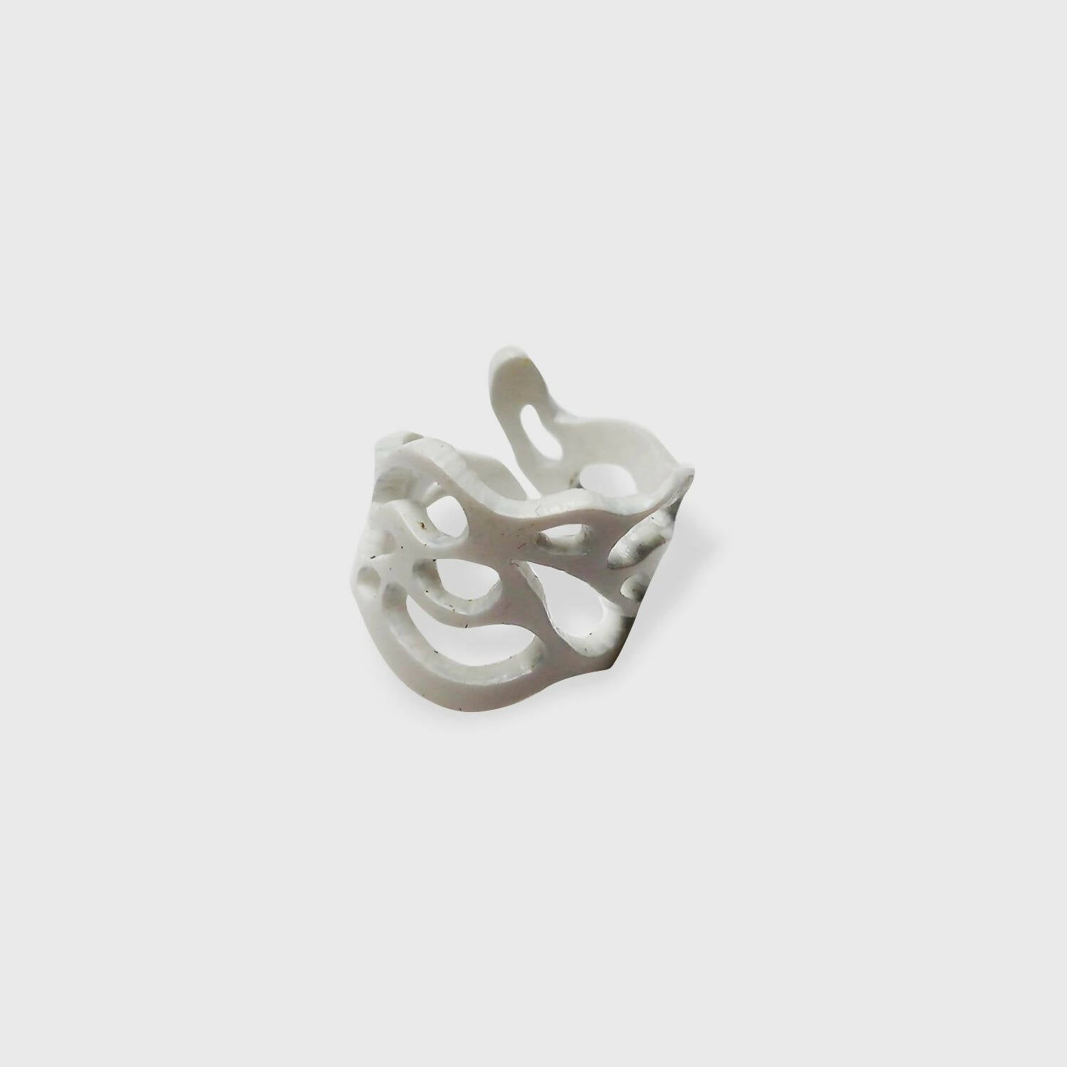 Bague Ecume - Blanc | EMPREINTES Paris