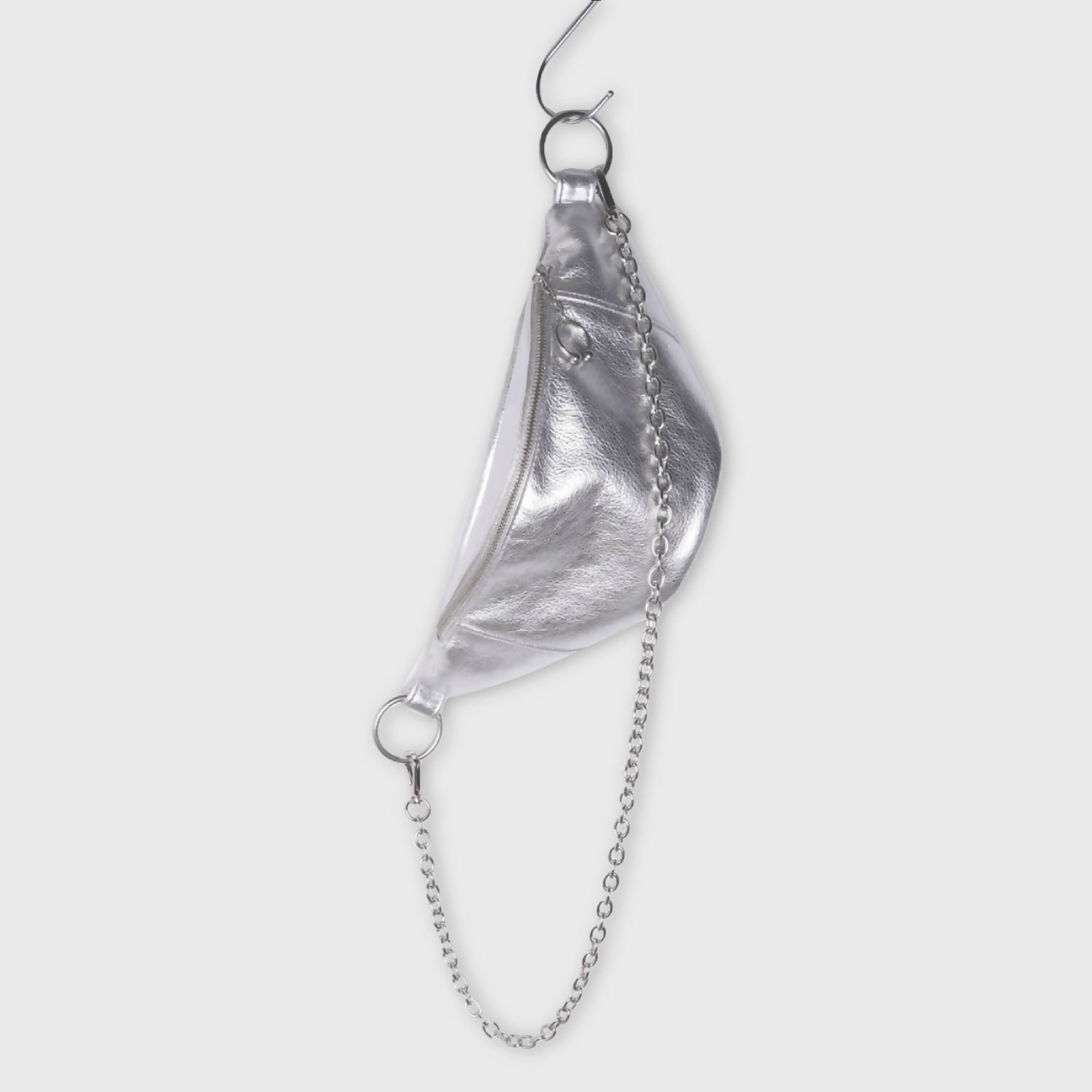 Mini sac banane - argent | EMPREINTES Paris