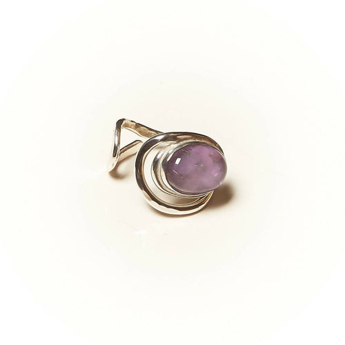 Bague VOLUPTIA en argent avec Améthyste. | EMPREINTES Paris - EMPREINTES Paris