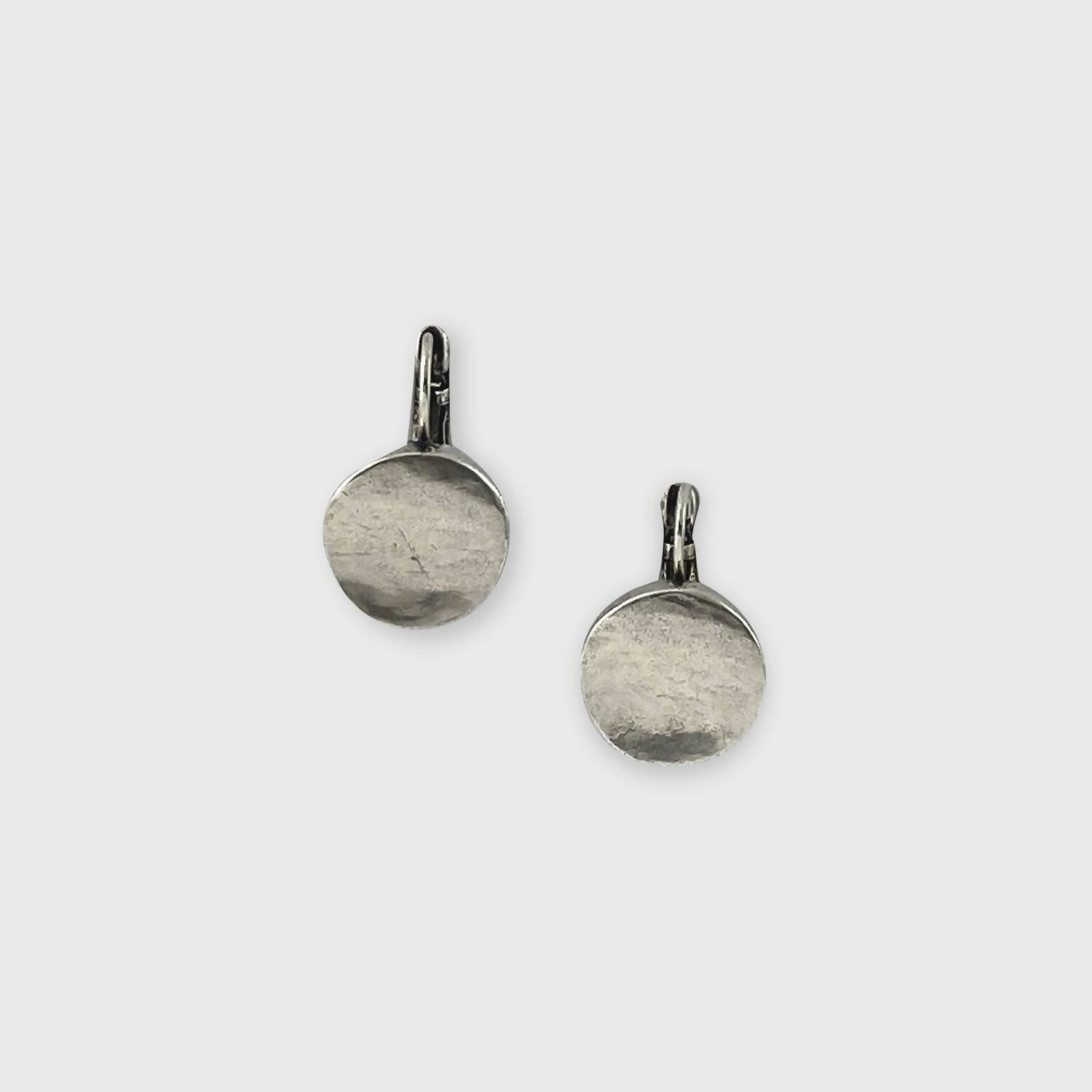 Boucles d’oreilles en étain Argenté 17 | EMPREINTES Paris
