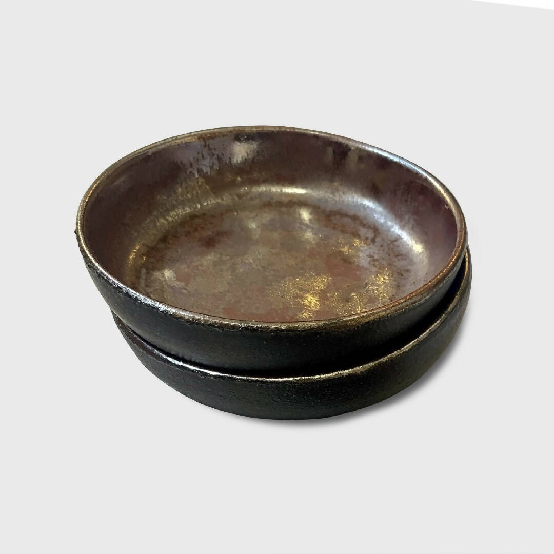 Set de 2 petites assiettes creuses Merlot | EMPREINTES Paris