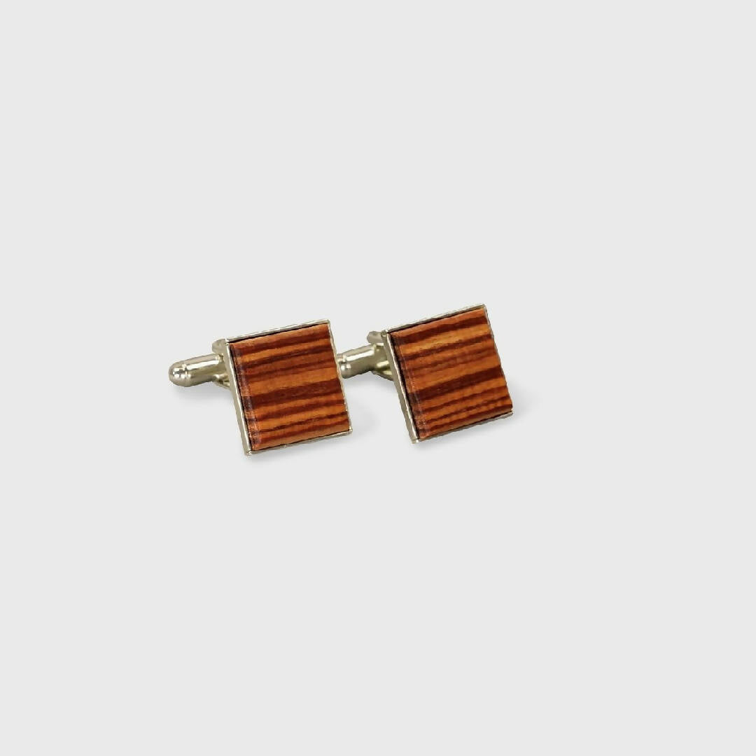 Boutons de manchettes en bois de rose | EMPREINTES Paris