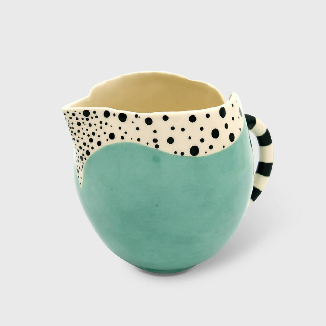 Pichet Les Oiseaux, jade | EMPREINTES Paris