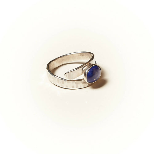 Bague EMULSIA en argent avec un Lapis lazuli. | EMPREINTES Paris - EMPREINTES Paris