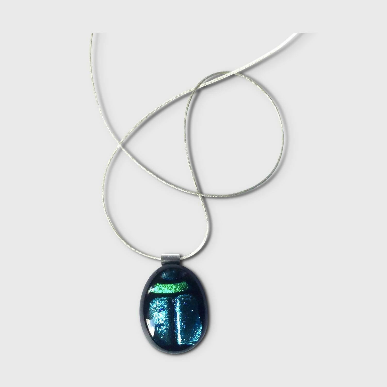 Pendentif Scarabée bleu vert | EMPREINTES Paris