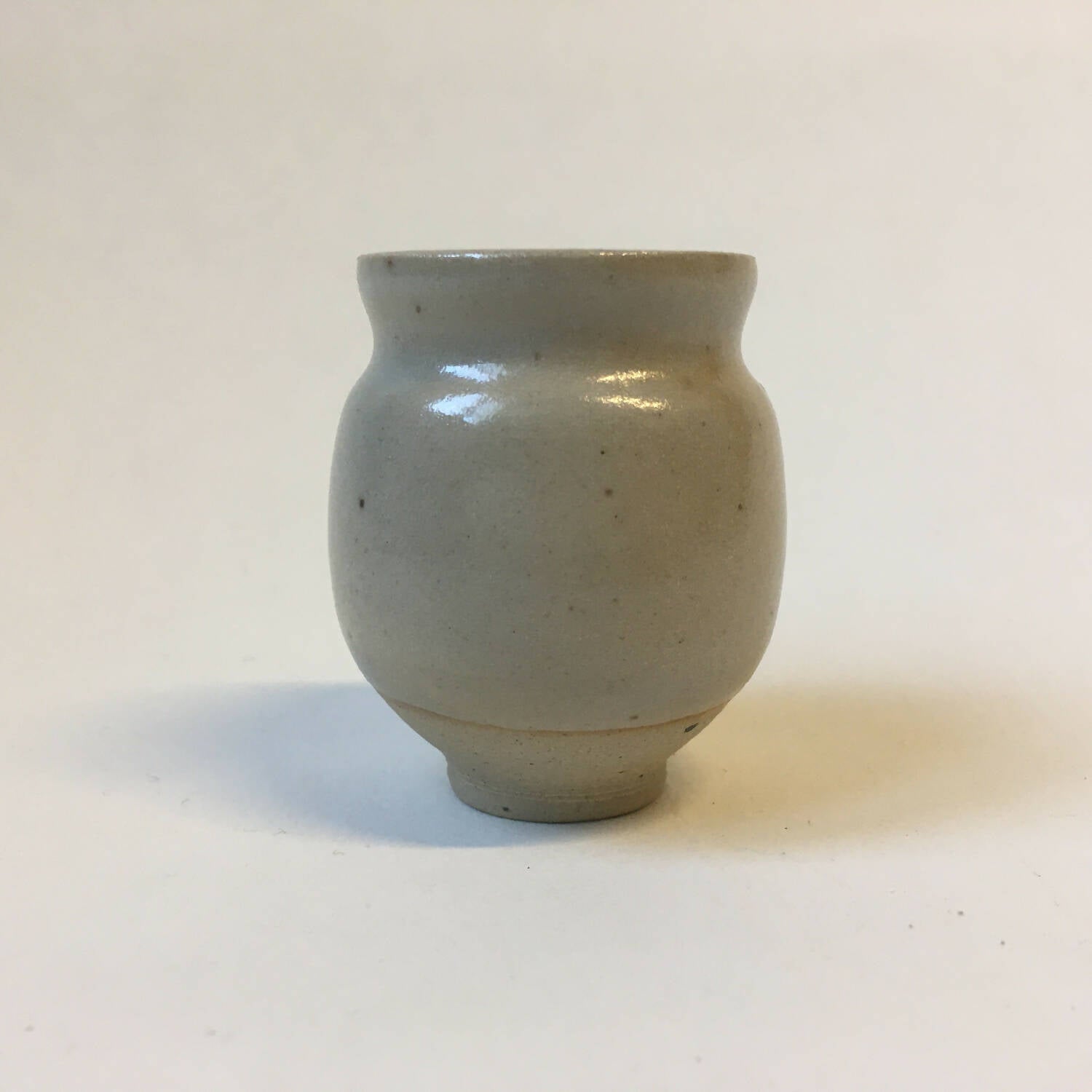 Petit Vase Beige n°2 en grès | EMPREINTES Paris