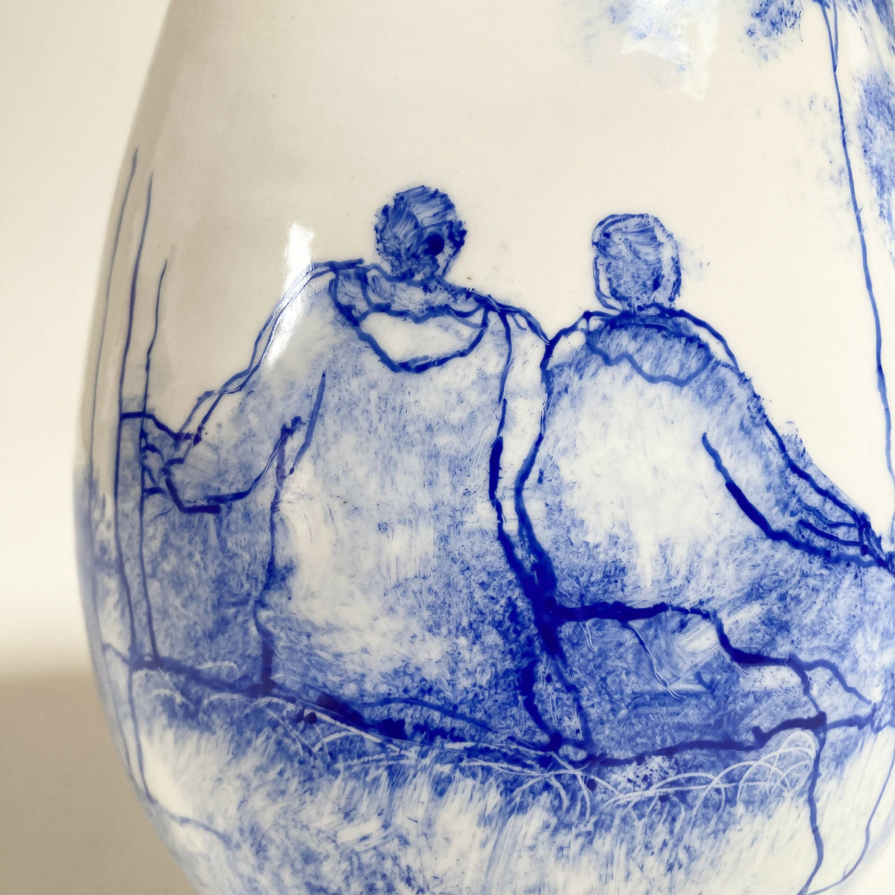 Vase couple bleu | EMPREINTES Paris | EMPREINTES Paris