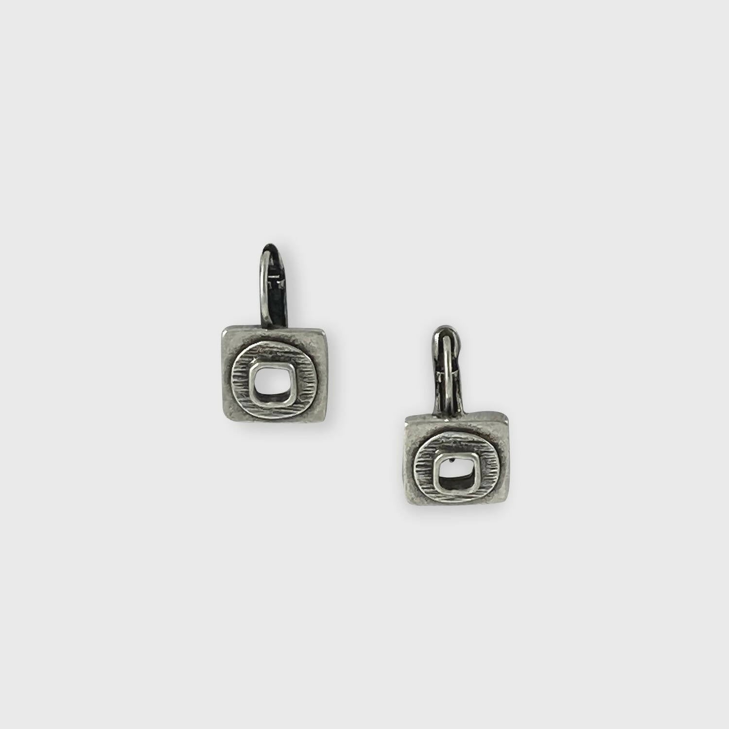 Boucles d’oreilles en étain Argenté 14 | EMPREINTES Paris