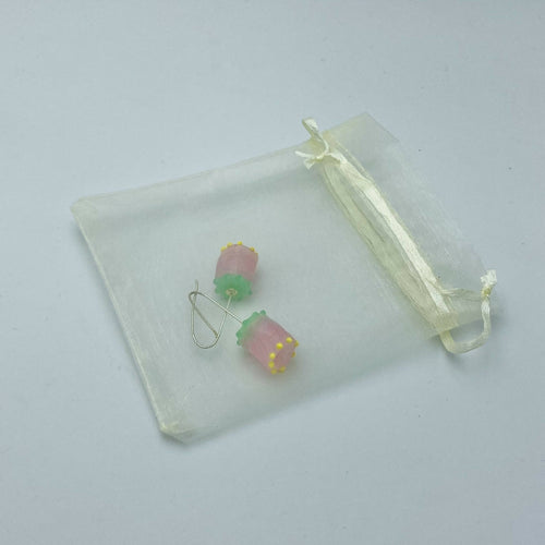 Boucles d'oreilles Corolles roses | EMPREINTES Paris - EMPREINTES Paris