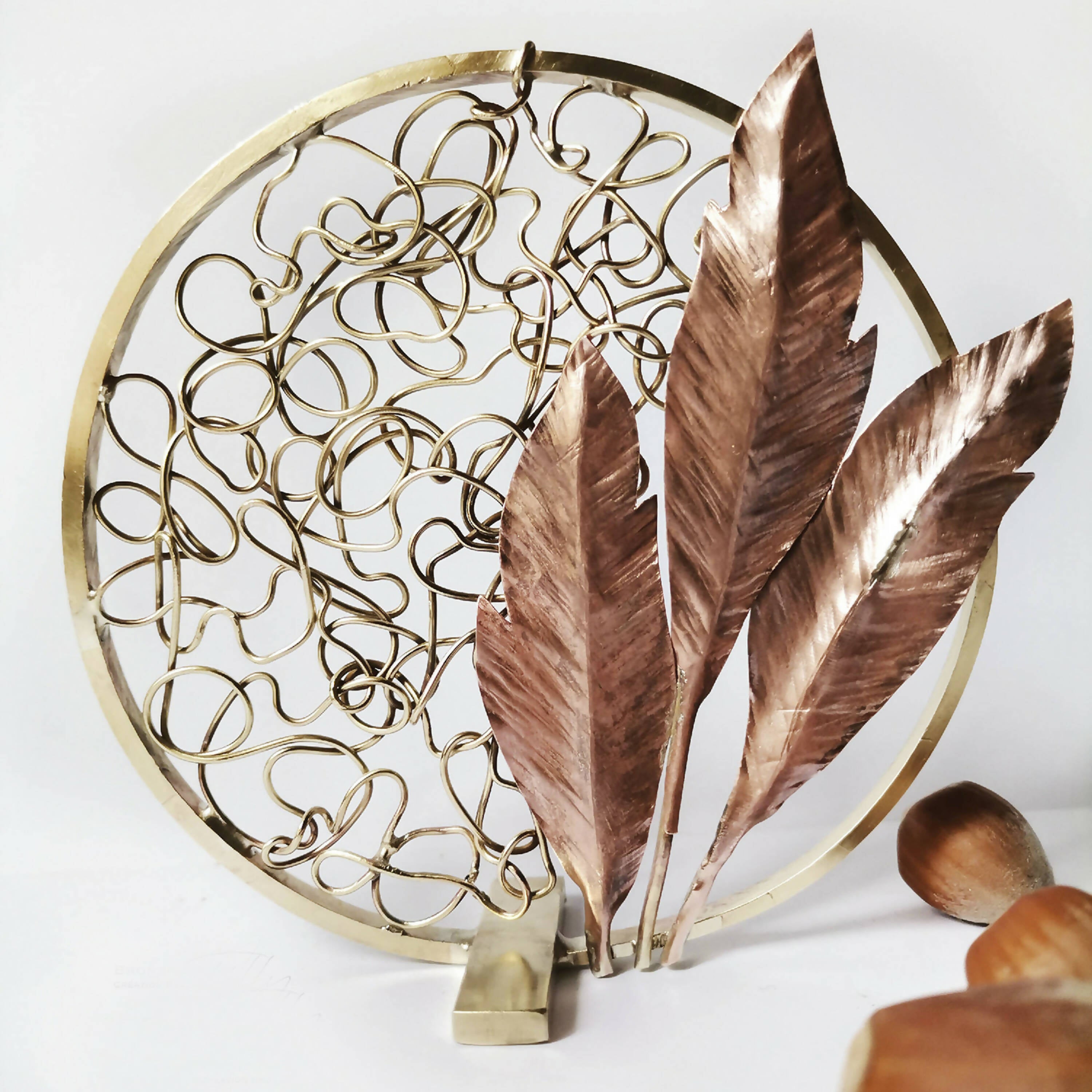 Sculpture miniature Claustra Plumes | EMPREINTES Paris
