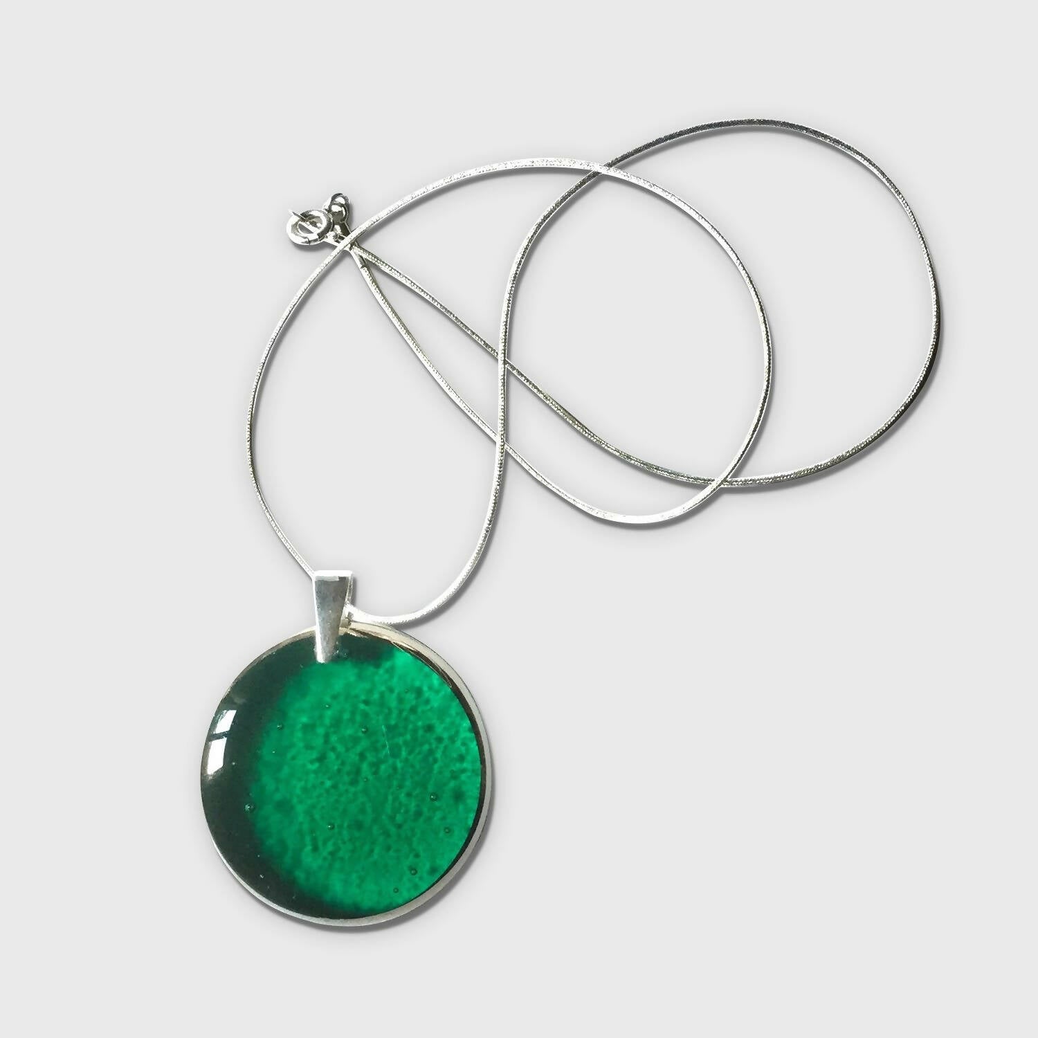 Pendentif PLEINE LUNE émeraude | EMPREINTES Paris