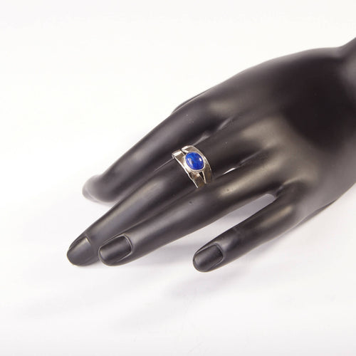 Bague EMULSIA en argent avec un Lapis lazuli. | EMPREINTES Paris - EMPREINTES Paris