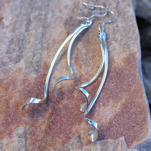 Boucles d'oreilles argent Harmoniosa | EMPREINTES Paris - EMPREINTES Paris