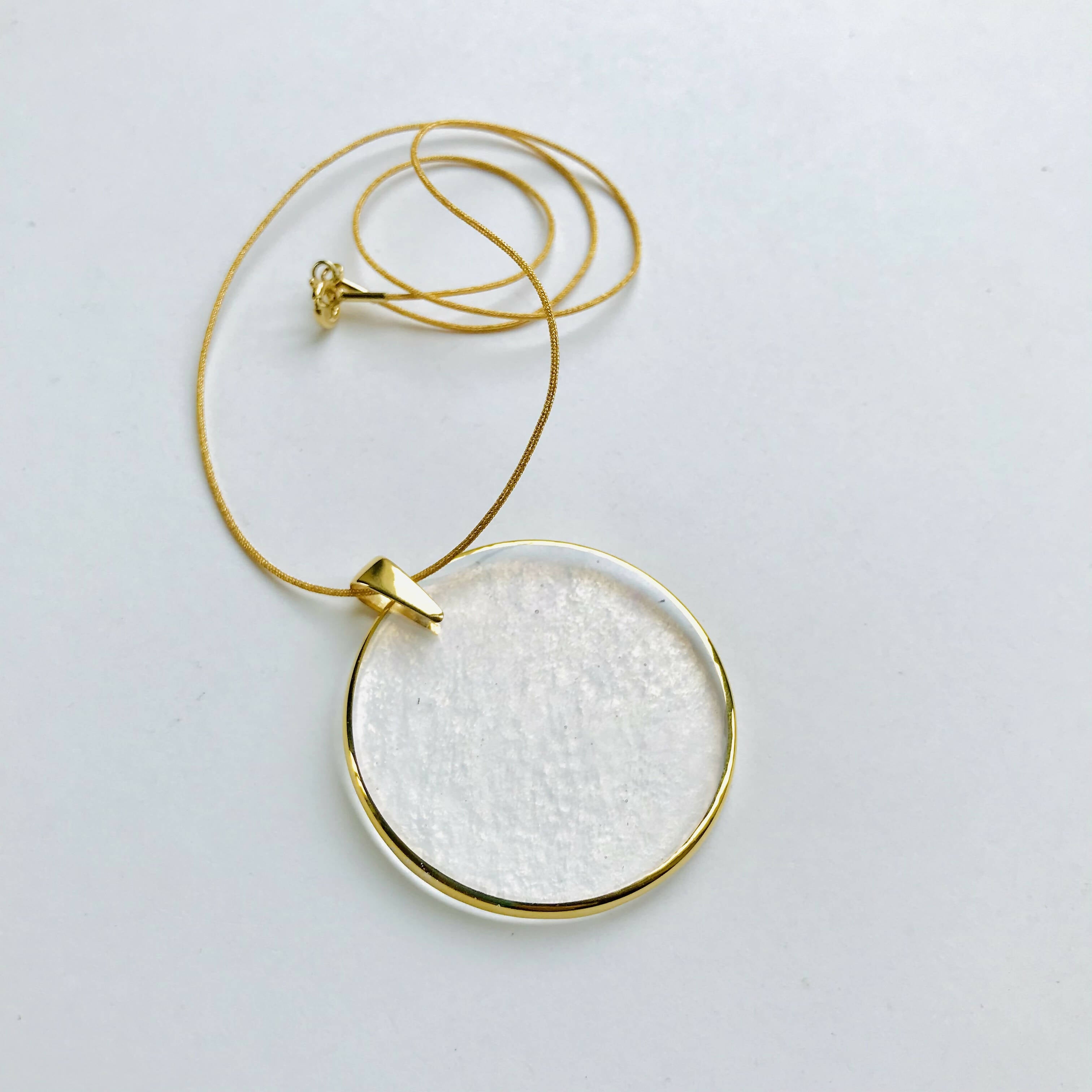 Collier ASTRE transparent reflet or | EMPREINTES Paris