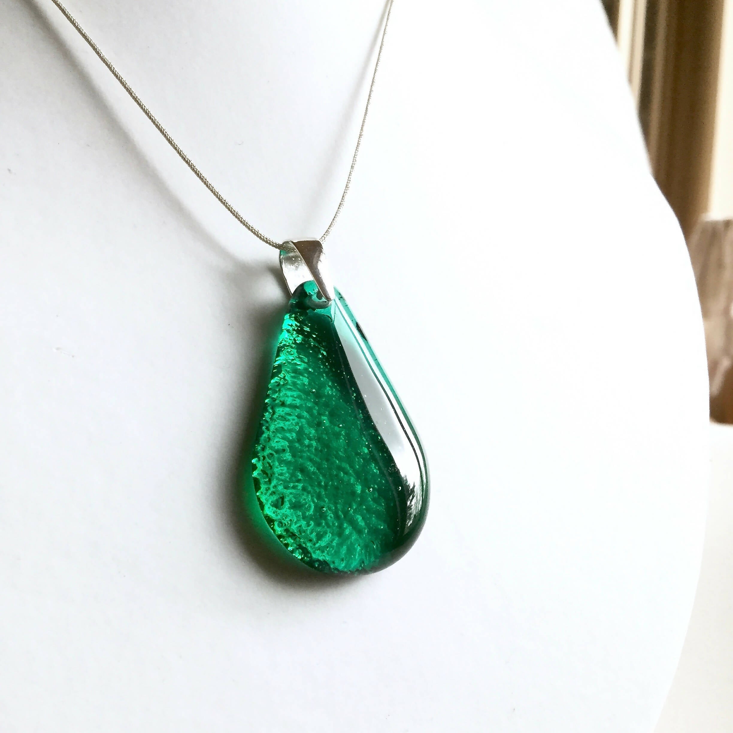 Pendentif GOUTTE émeraude | EMPREINTES Paris