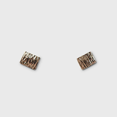 Boucles d'oreilles martelées en argent. | EMPREINTES Paris - EMPREINTES Paris