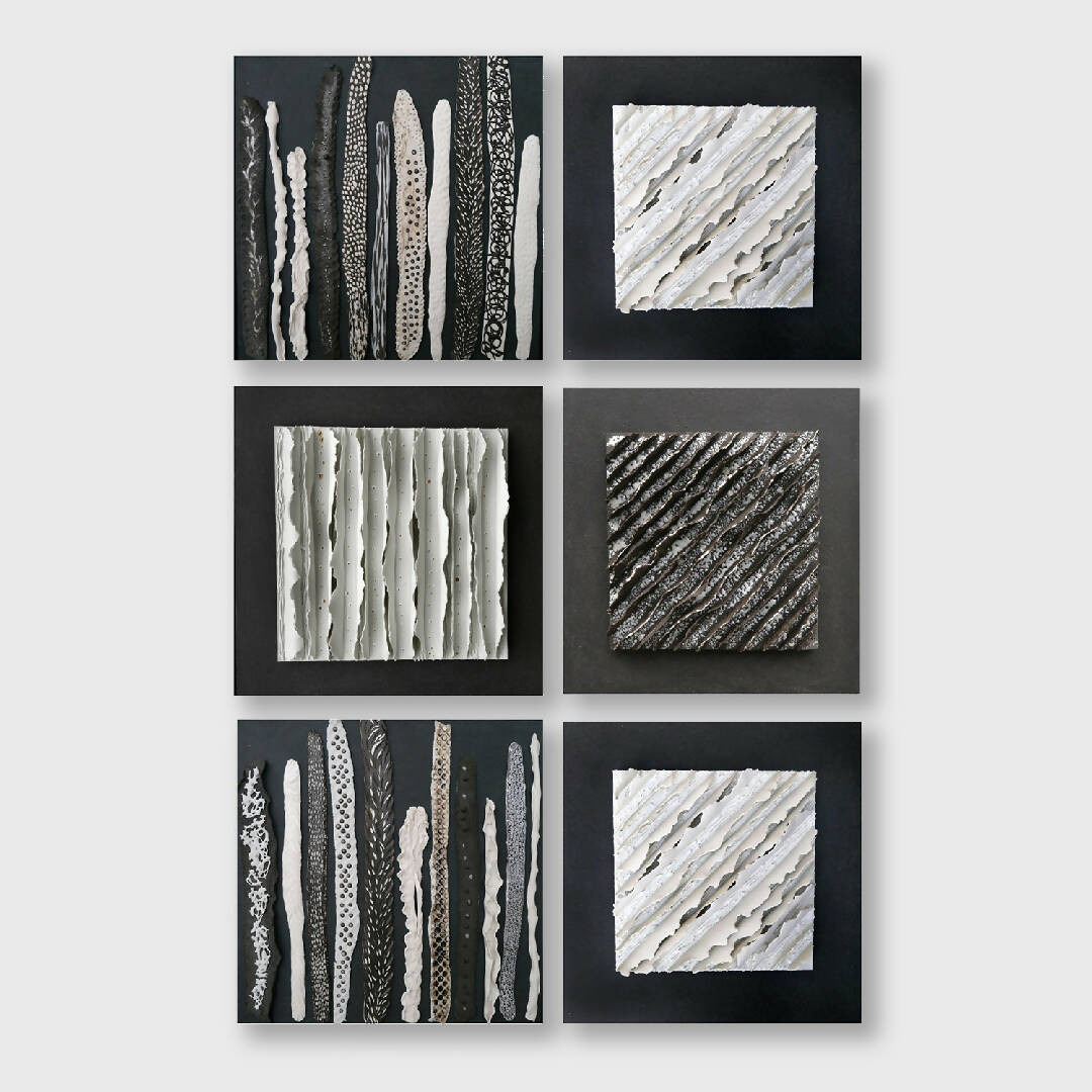 Bas relief tableau collection écorces Grès gris béton chemin de traverse | EMPREINTES Paris | EMPREINTES Paris