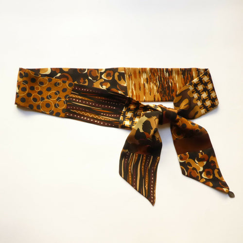 Bandeau soie- graphic jungle | EMPREINTES Paris - EMPREINTES Paris