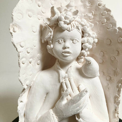 sculpture_dame_a_loiseau_2_serge_nicole_porcelaine copie | EMPREINTES Paris - EMPREINTES Paris