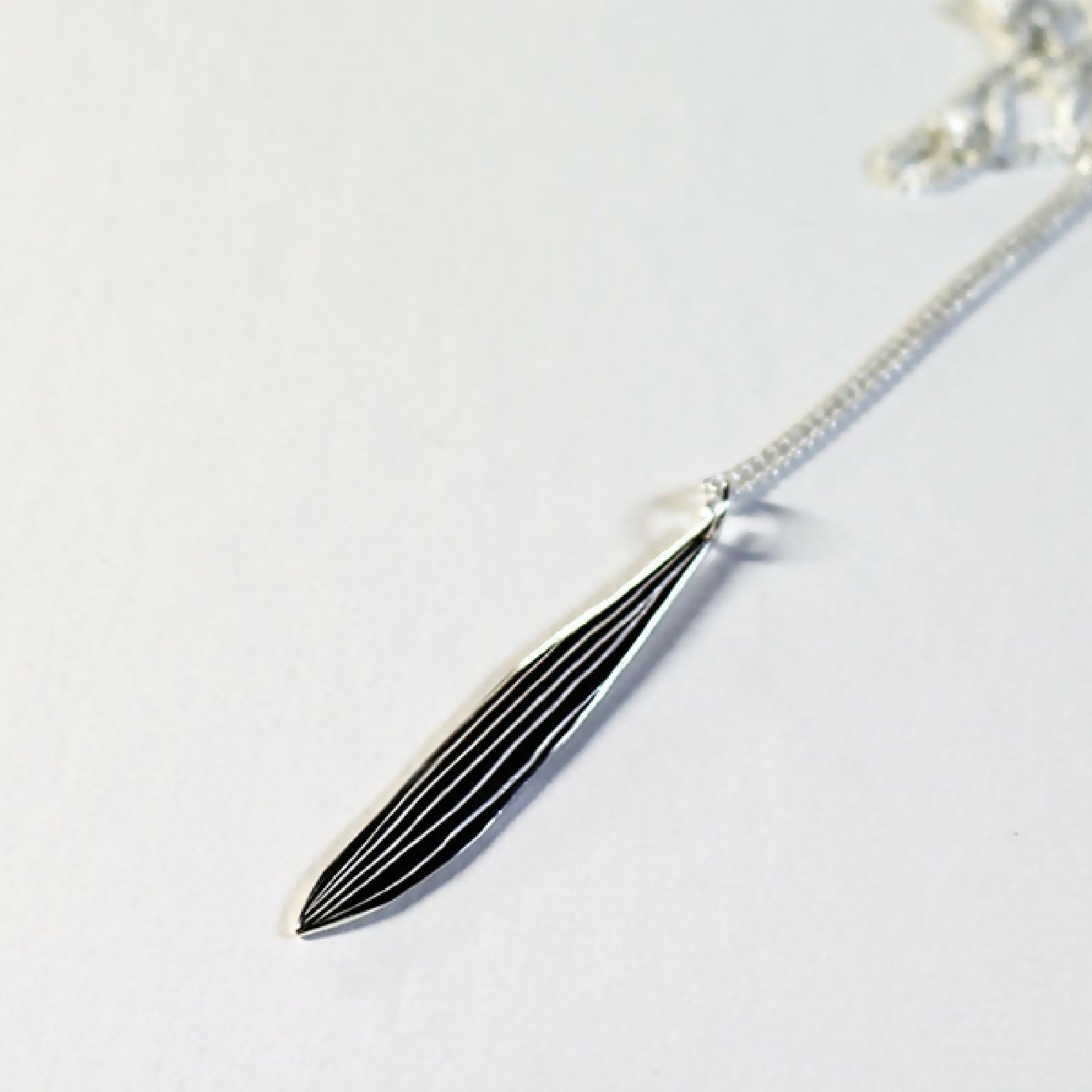 Collier Olivine en argent massif 925 recyclé | EMPREINTES Paris