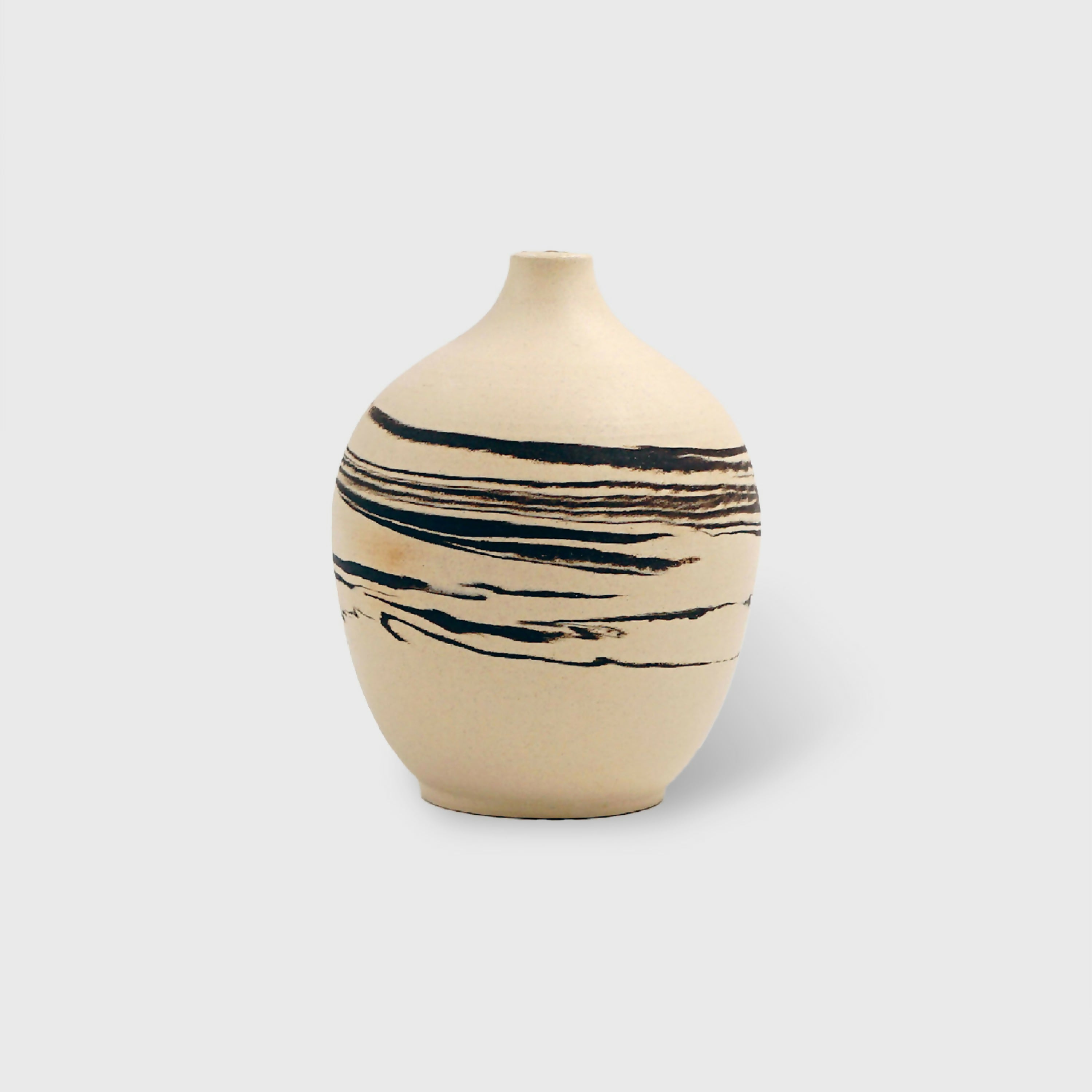 Petit soliflore blanc et noir - série Nuages | EMPREINTES Paris