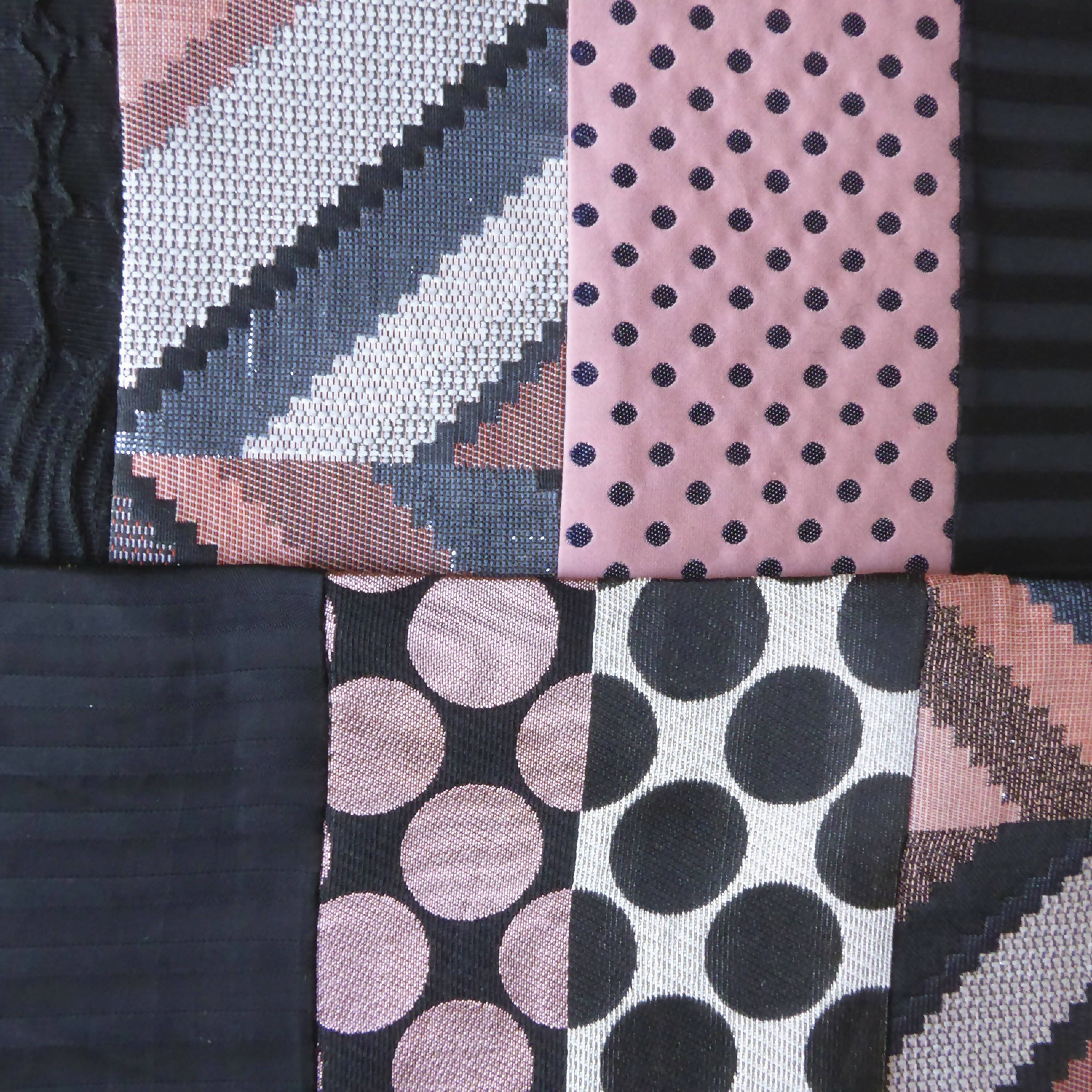 Écharpe bijou - Graphique rose | EMPREINTES Paris