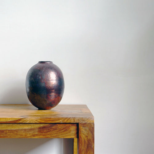 vase_raku_rouge_cuivre_potje copie | EMPREINTES Paris - EMPREINTES Paris