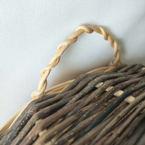 Rangement mural en osier et osier décortiqué — Cocon d’osier | EMPREINTES Paris - EMPREINTES Paris