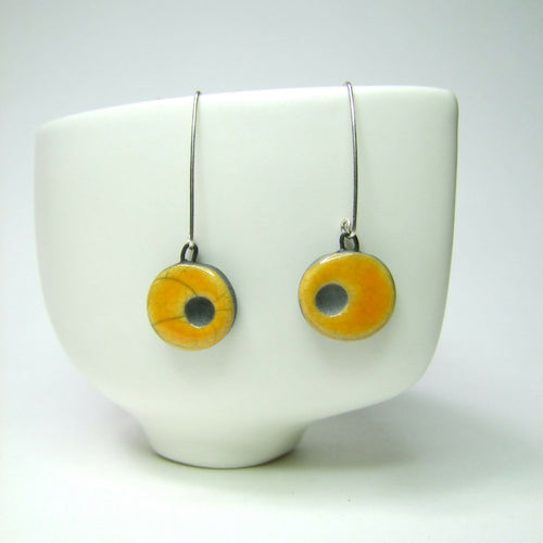 Boucles d'oreilles pointées jaunes | EMPREINTES Paris - EMPREINTES Paris