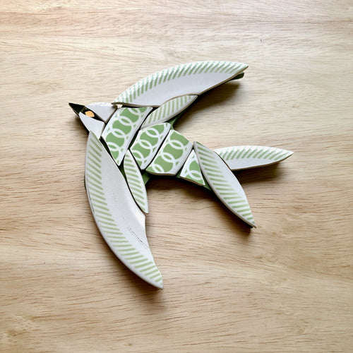 oiseau_mural_nouvel_envol_anis_et_celadon copie | EMPREINTES Paris - EMPREINTES Paris