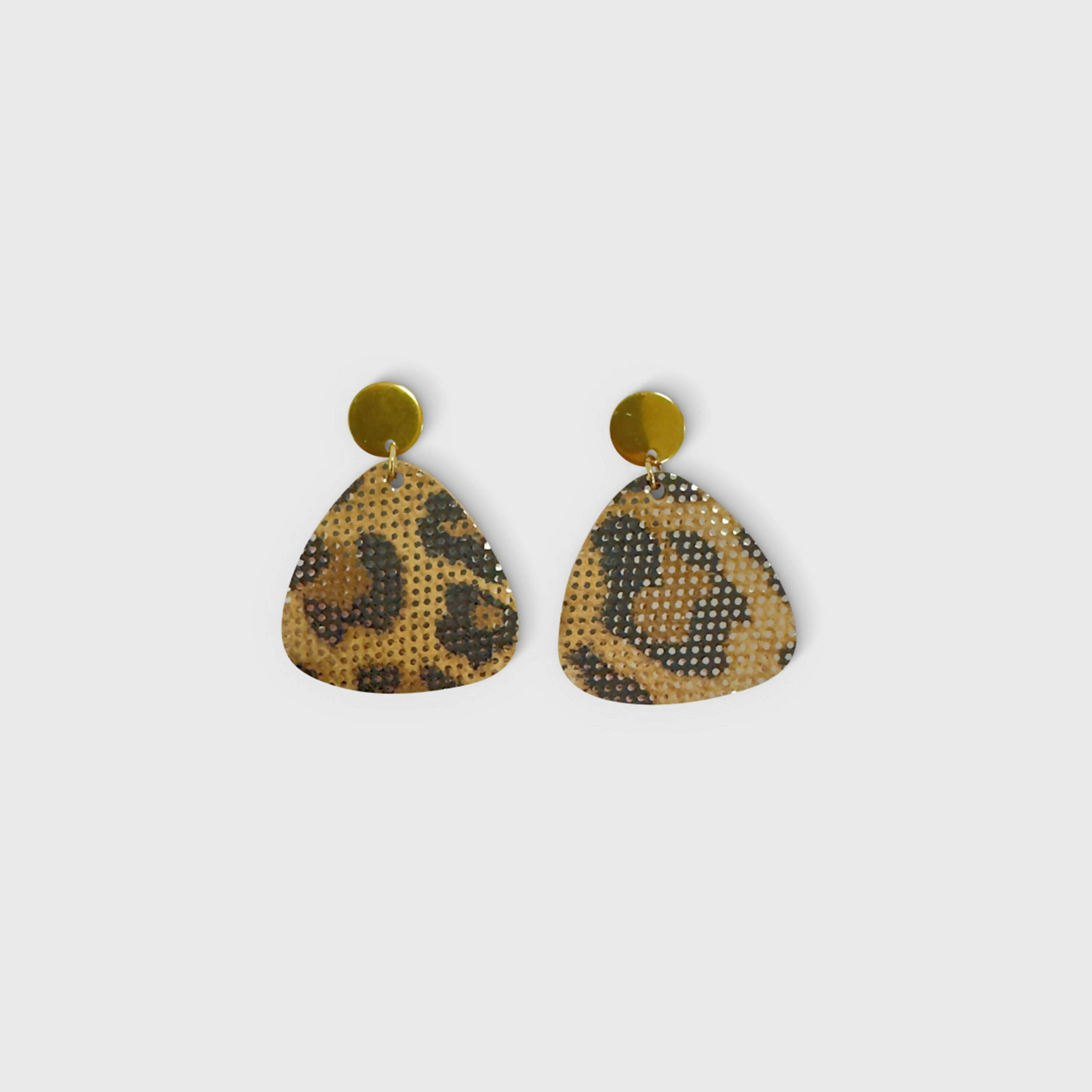 boucles_doreilles_mediator_imprimees_leopard_julie_troncin_maroquinerie | EMPREINTES Paris
