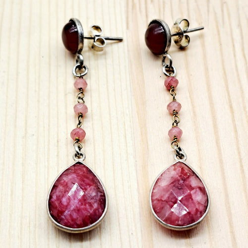 Boucles d'oreilles en sillimanite | EMPREINTES Paris - EMPREINTES Paris