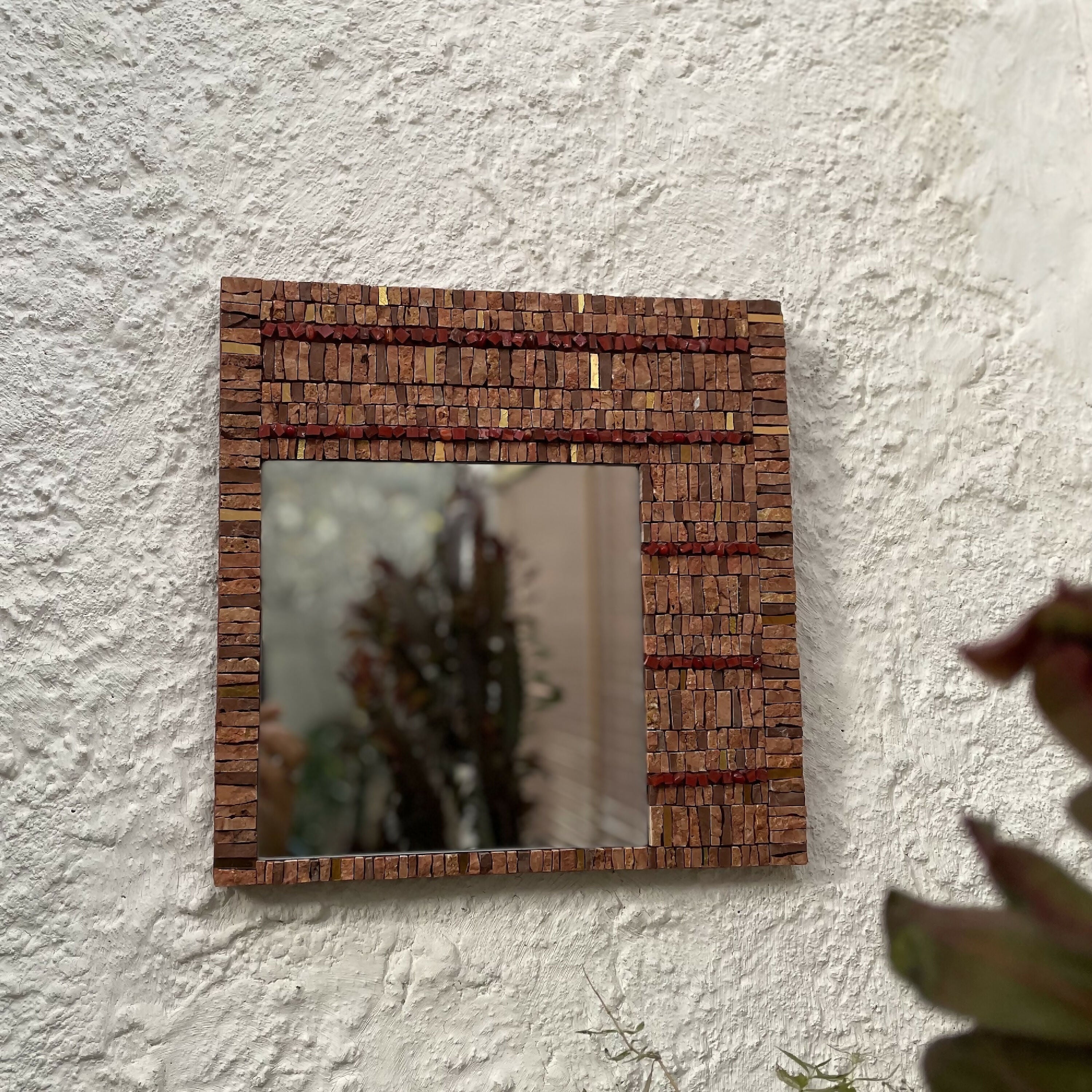 miroir_mosaique_ocre_guislaine_carrier copie | EMPREINTES Paris