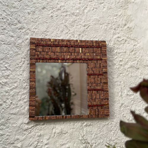 miroir_mosaique_ocre_guislaine_carrier copie | EMPREINTES Paris - EMPREINTES Paris