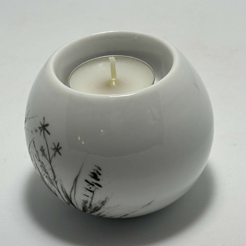 Bougeoir boule HERBES ET FLEURS CHAMPETRES 3 | EMPREINTES Paris - EMPREINTES Paris