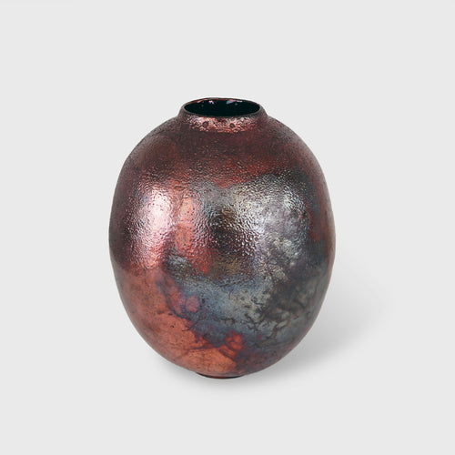 vase_raku_rouge_cuivre_potje copie | EMPREINTES Paris - EMPREINTES Paris