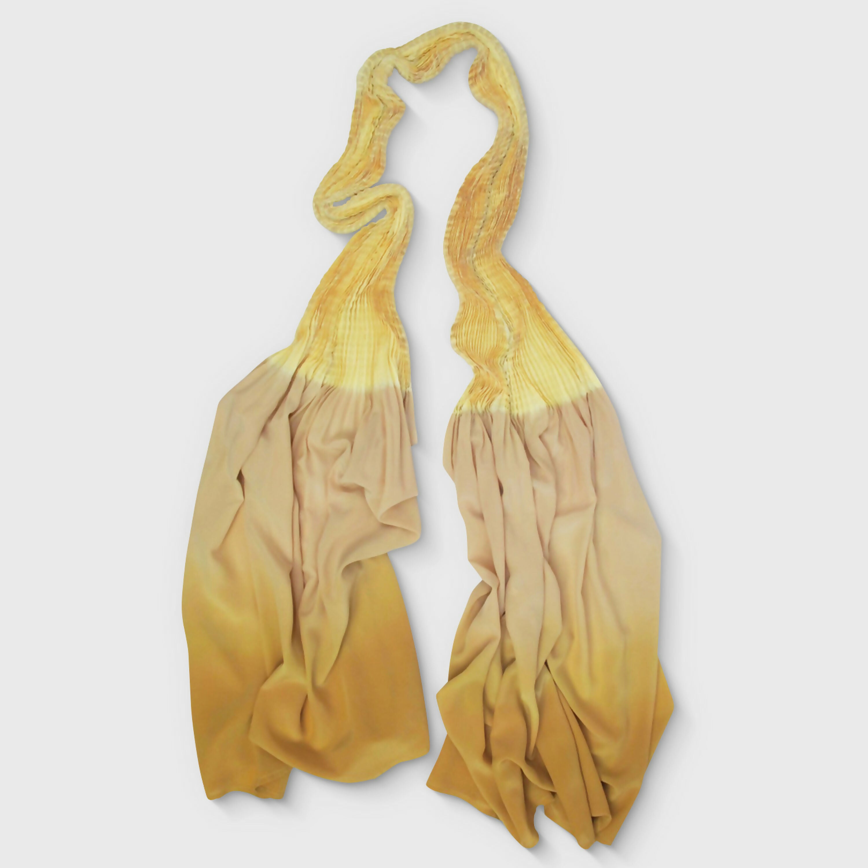 Écharpe Plissée Longue Crêpe de Soie PLICACREPE 015 | EMPREINTES Paris