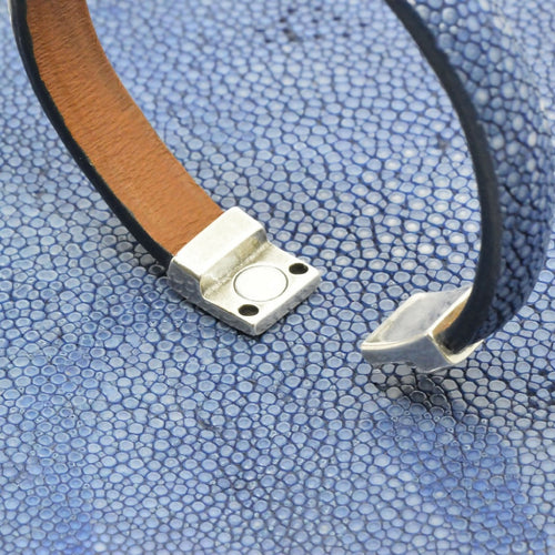 bracelet_pacifique_en_galuchat_bleu_sylvie_zarnowski copie | EMPREINTES Paris - EMPREINTES Paris