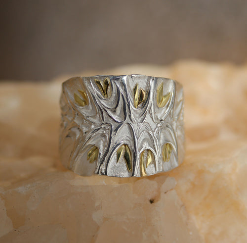 bague_mollusque_iv_piece_unique_t57_en_argent_pur_et_or_sol_billeke copie | EMPREINTES Paris - EMPREINTES Paris