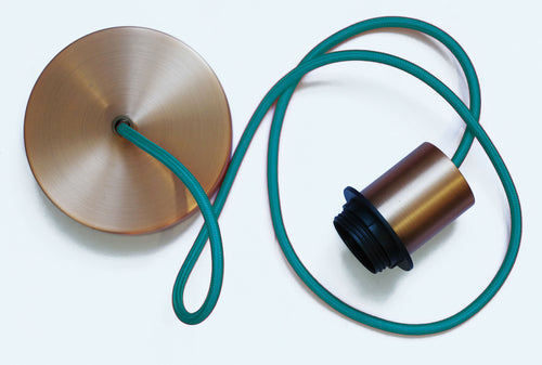 Suspension MÉGAWAX ø55cm turquoise jaune | EMPREINTES Paris - EMPREINTES Paris