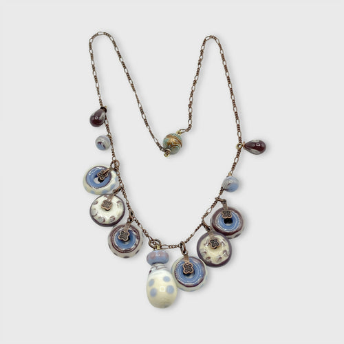 Collier Soraya bleu | EMPREINTES Paris - EMPREINTES Paris