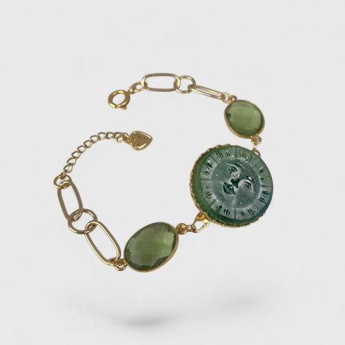 Bracelet soleil vert | EMPREINTES Paris - EMPREINTES Paris