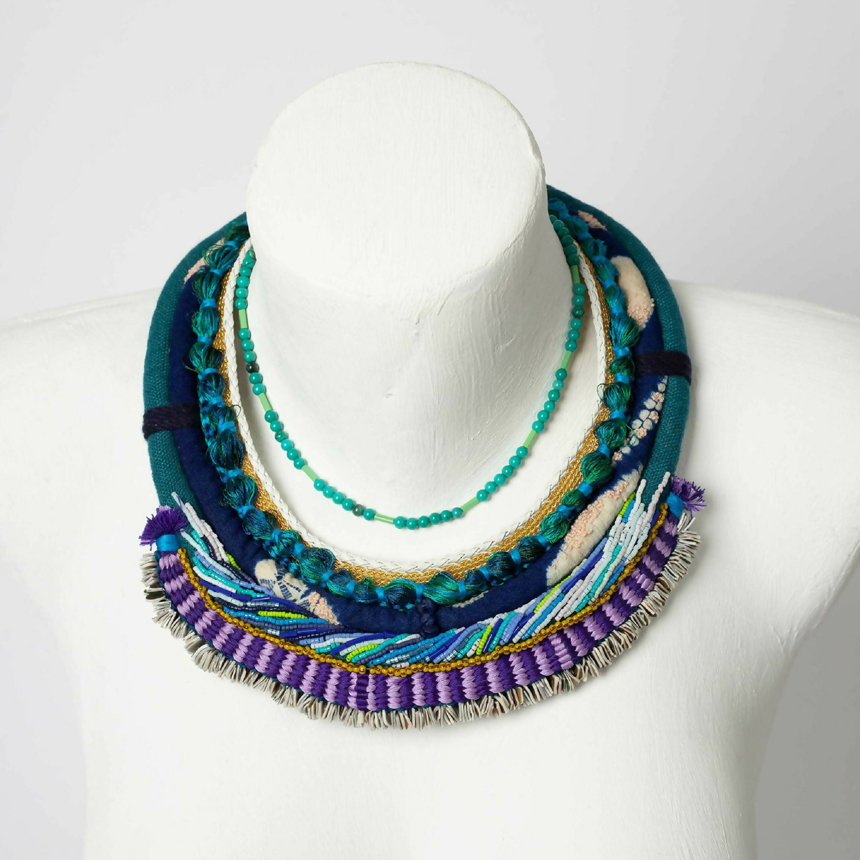 Collier MAA Bleu | EMPREINTES Paris