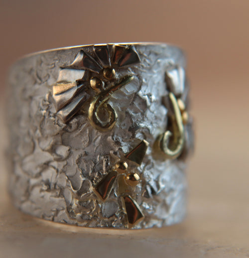 bague_ecriture_ii_piece_unique_t46_en_agent_pur_et_or_sol_billeke copie | EMPREINTES Paris - EMPREINTES Paris