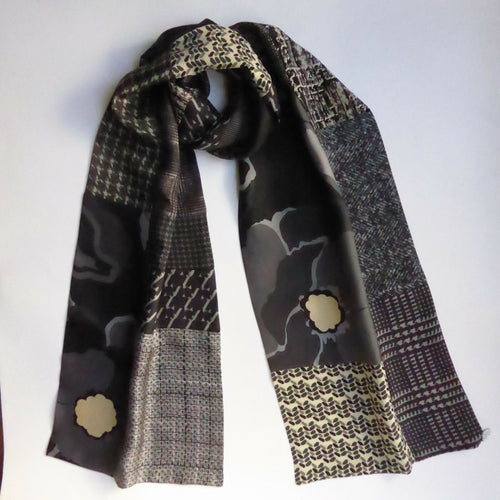 grande_echarpe_soie_graphique_gris_noir_maya_hochman copie | EMPREINTES Paris - EMPREINTES Paris