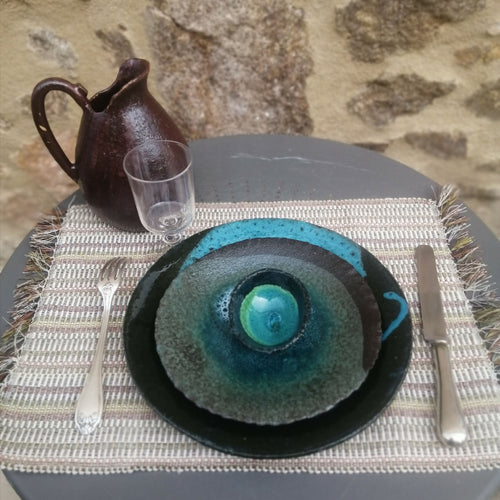 Assiette lagon III | EMPREINTES Paris - EMPREINTES Paris