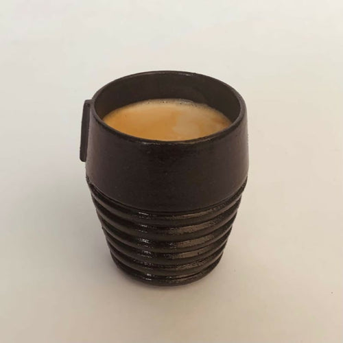 Duo de Tasses à Café Sillage noires | EMPREINTES Paris - EMPREINTES Paris