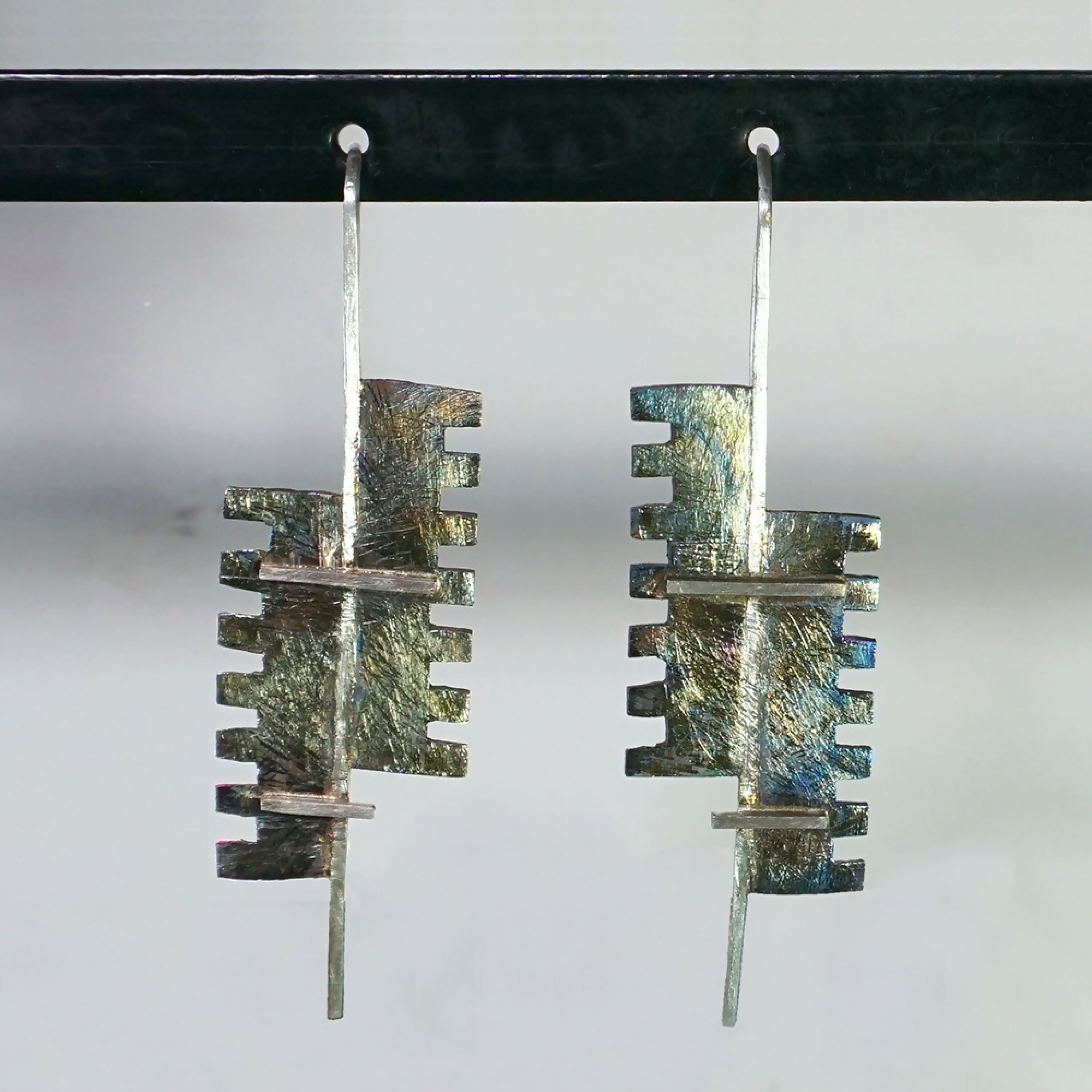 Boucles d’oreilles Argent et Bronze 75 | EMPREINTES Paris